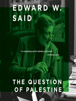 cover image of The Question of Palestine